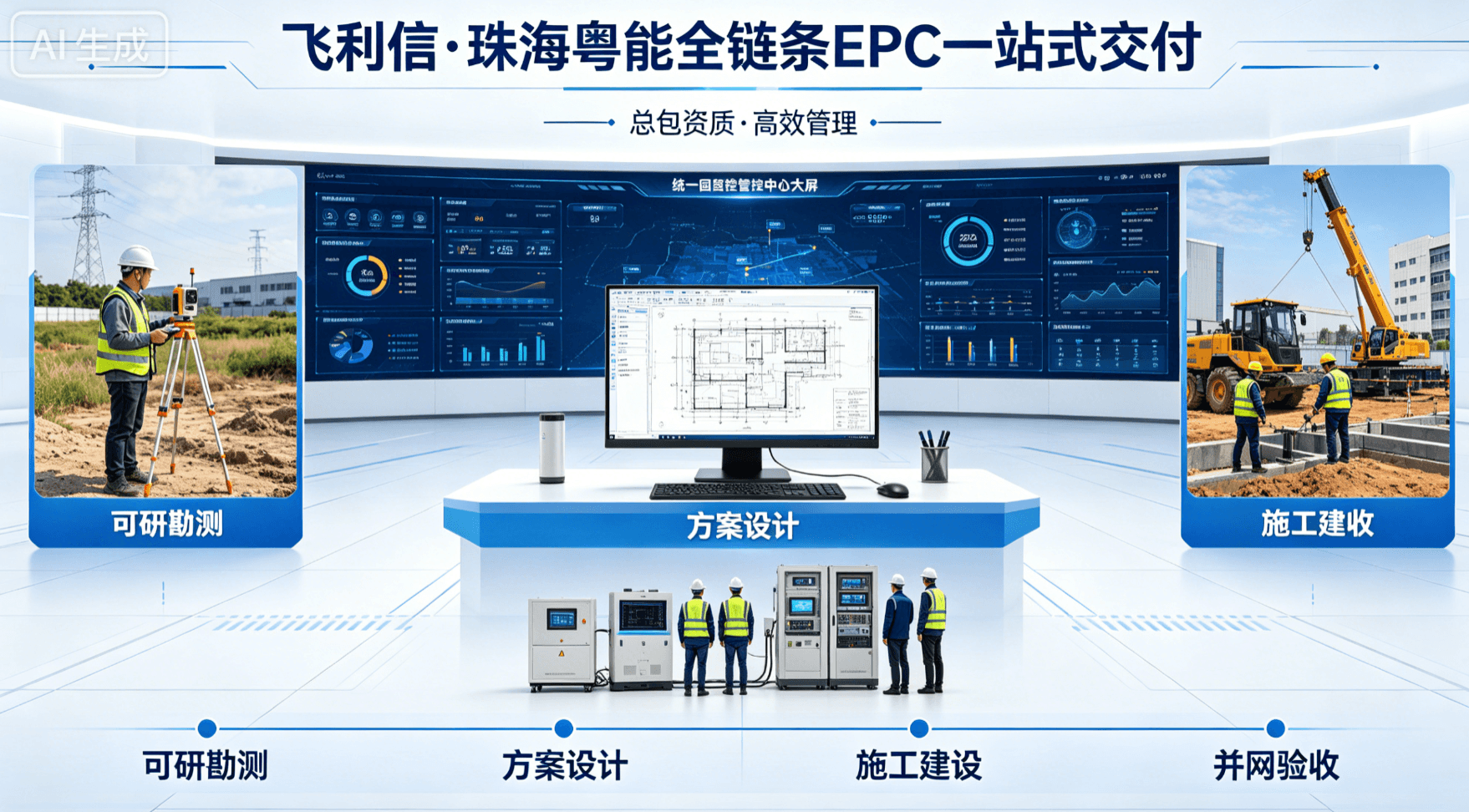 园区级智能微电网效果图
